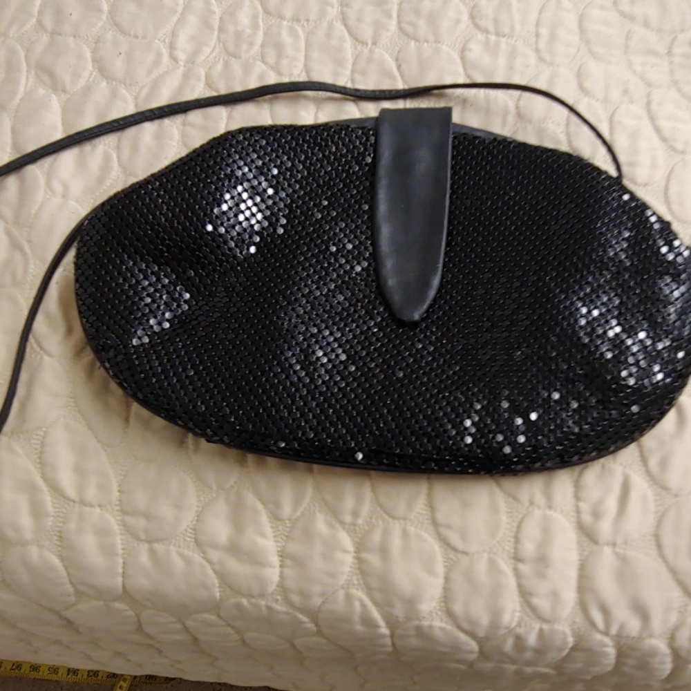 Beaded evening shoulder strap Womens handbag